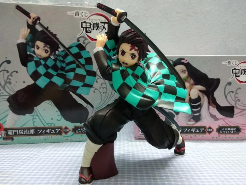 15 см Kamado Tanjirou Demon Slayer Kimetsu no Yaiba Kamado Nezuko фигурка героя игрушки кукла Рождественский подарок с коробкой