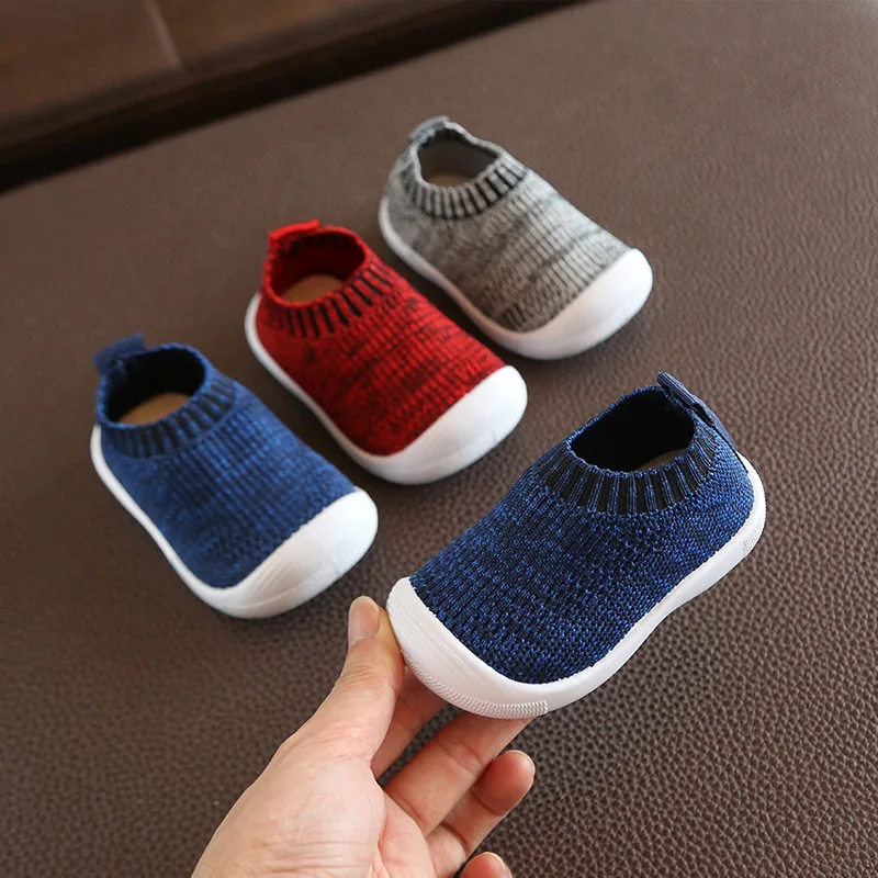 Spring and Autumn Baby First Walkers Soft Botton Baby Boys Shoes Solid Girls First Walkers Fashion Soft Breathable Kids Shoes