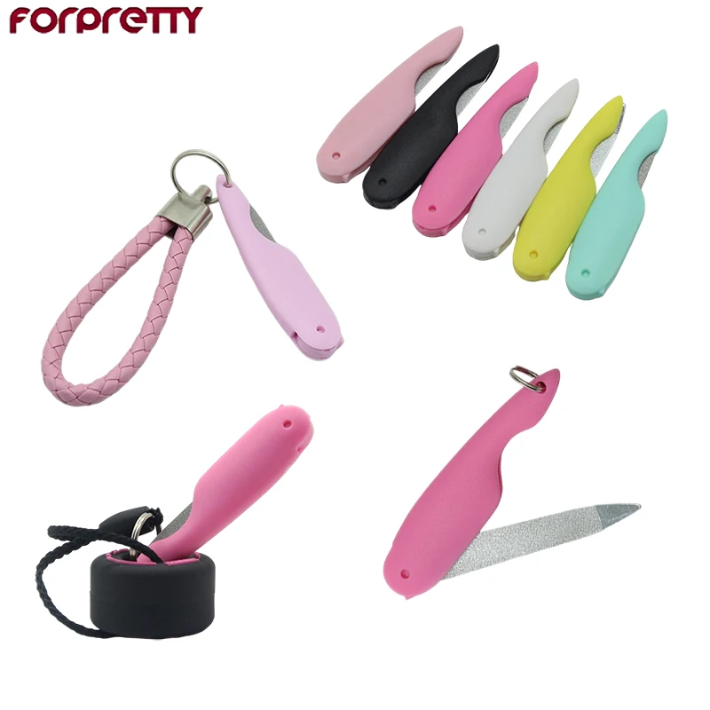 Accessori Per Unghie Lima Per Unghie Piega Ongles In Metallo Creativo Outil Manicure Lime A Professionel Portachiavi Strumenti Akcesoria Do Paznokci