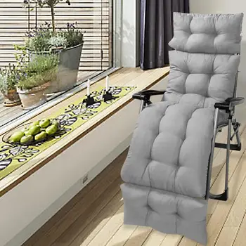 

Long Cushion Recliner Chair Cushion Thicken Foldable Rocking Chair Cushion Long Chair Couch Seat Cushion Pads Garden Lounger Mat