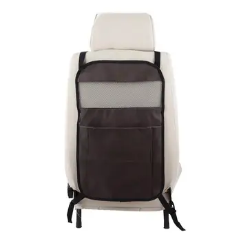 

High-Capacity Car Seat Organizer Oxford Cloth Container Storage Bag Seat Back Kick Mat Protector 2 Colors For Options