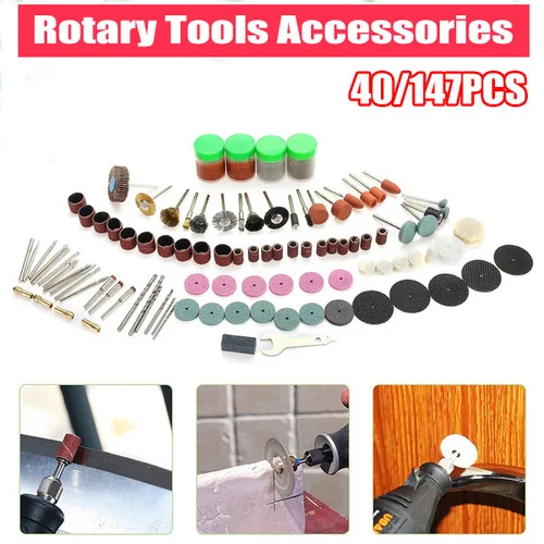 

40Pcs/147Pcs Accessories Rotary Tools DIY Set USB Electric Ginder Accessories