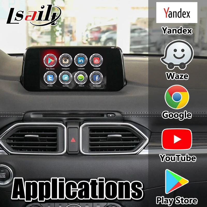 Android 9 0 мультимедийный видеоинтерфейс GPS навигация для Mazda CX 5 2014 20 поддержка
