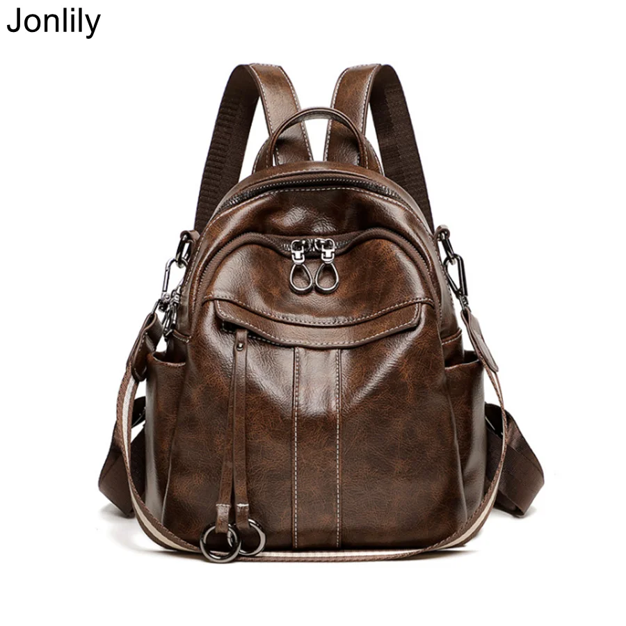 Женский рюкзак Jonlily из искусственной кожи или нейлона в стиле ретро | Багаж и