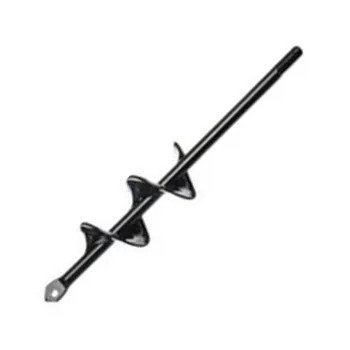 

Digging Spiral Drill Bit Steel Tool Garden Auger Black Flower Vegetables