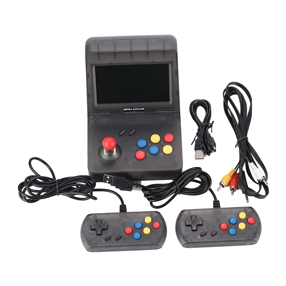 Docooler игровая консоль 4," TFT экран w/2 контроллера портативные классические игровые консоли 3000 Встроенные игры для детей