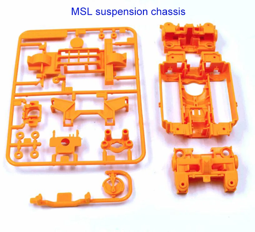 Ms/MSL внутренний амортизатор шасси Полые CNC вторичная обработка подвеска шасси для Tamiya Mini 4WD гоночная модель автомобиля