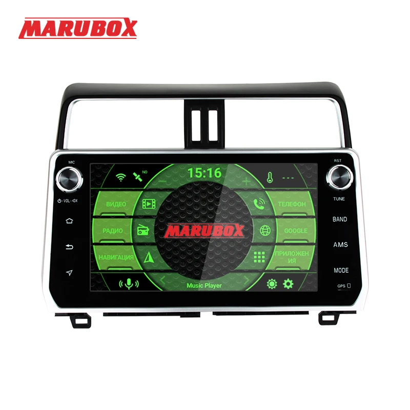Автомобильный мультимедийный плеер Marubox KD1007 для Toyota Land Cruiser Prado 2017 64 ГБ