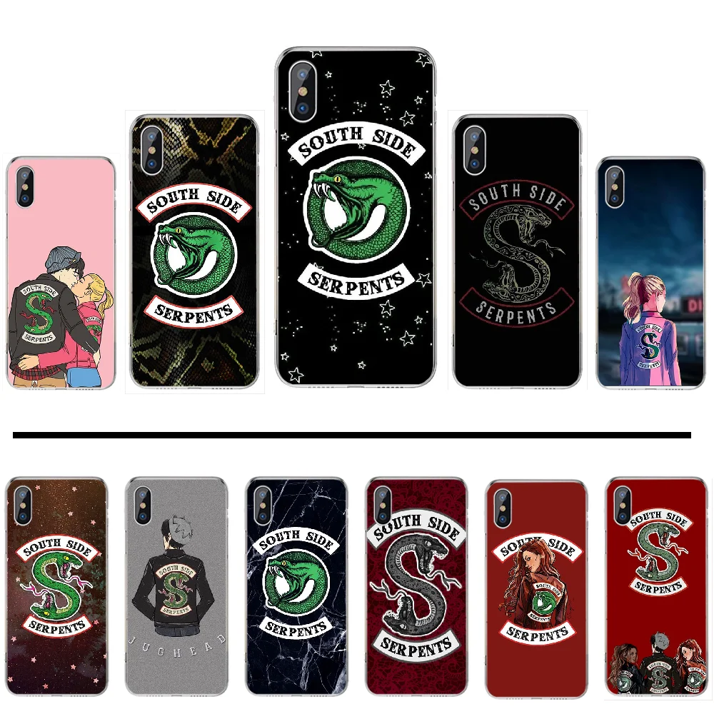 TV Riverdale South Side Serpents Snake Coque Shell Phone Case For iphone 4 4s 5s 5c se 6 6s 7 8 x xs xr 11 pro max|Half-wrapped Cases| - AliExpress