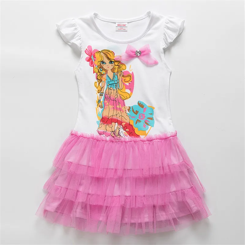 New Girls Dress Baby Girl Princess Party Dresses Flower Tutu for Long Sleeve Children Clothes | Детская одежда и обувь