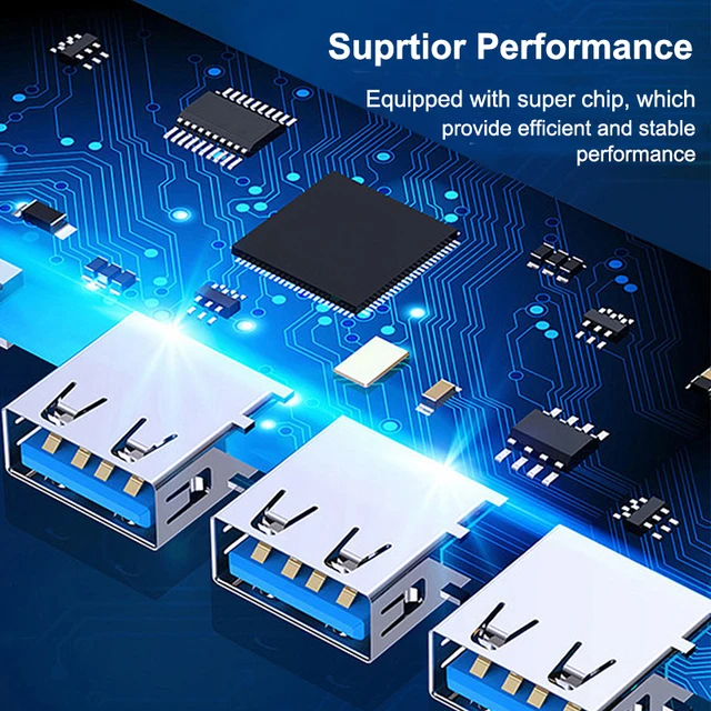 USB C HUB 3.0 Type C 3.1 4 Port Multi Splitter Adapter OTG For Xiaomi Lenovo Macbook Pro 13 15 Air Pro PC Computer Accessories 6