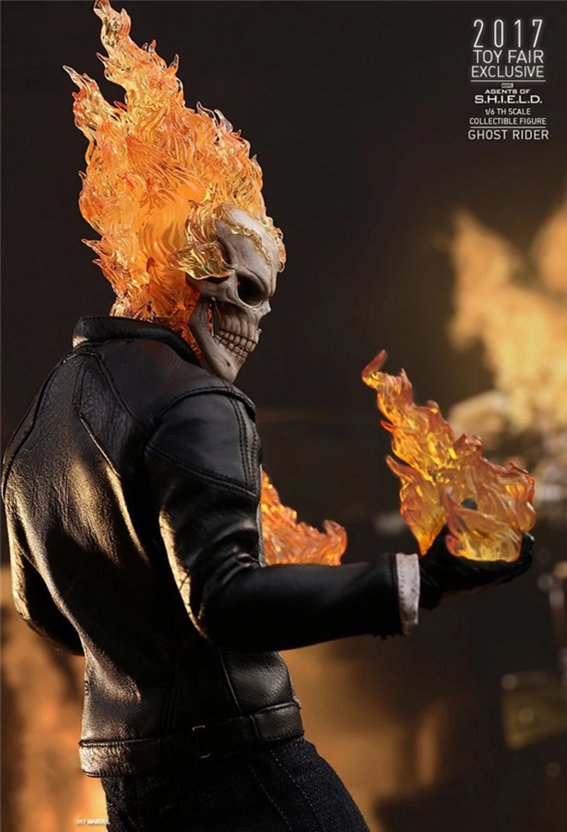 Новинка 1/6 Ghost Rider Johnny Blaze подвижная фигурка Коллекционная полный набор фигурка кукла игрушки для коллекции