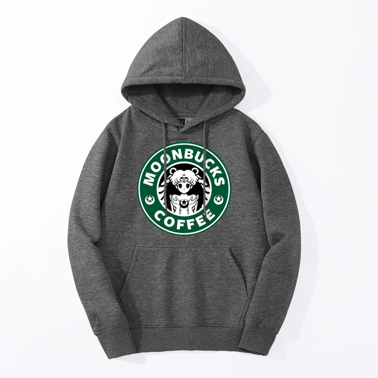 Японское аниме Сейлор Мун мужские толстовки MoonBucks новая весенняя зимняя флисовая Толстовка Harajuku толстовка хип хоп SailorMoon уличная одежда