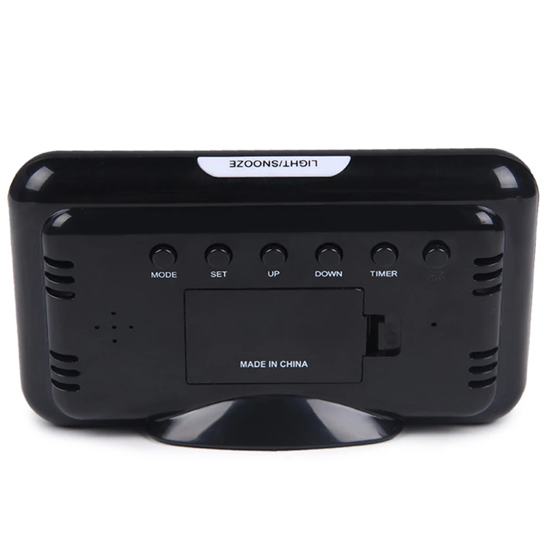  Led Digital Alarm Clocks Date Week Temperature Electronic Table Watch Voice Control Night Light Sno