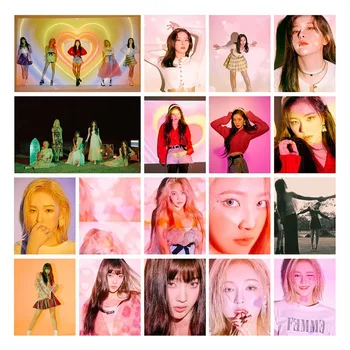 

18 Pcs/Set High Quality KPOP Red Velvet Girls RBB RV Album HD Photo Card PVC Cards Self Made LOMO Card Photocard
