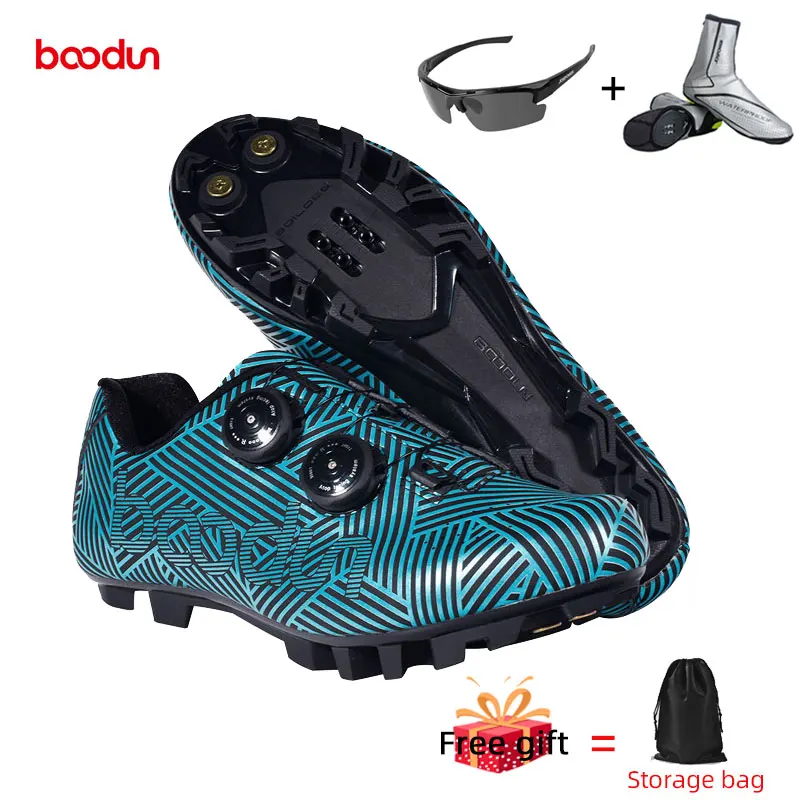 Мужская обувь для велоспорта Boodun дышащая Нескользящая велосипедная MTB