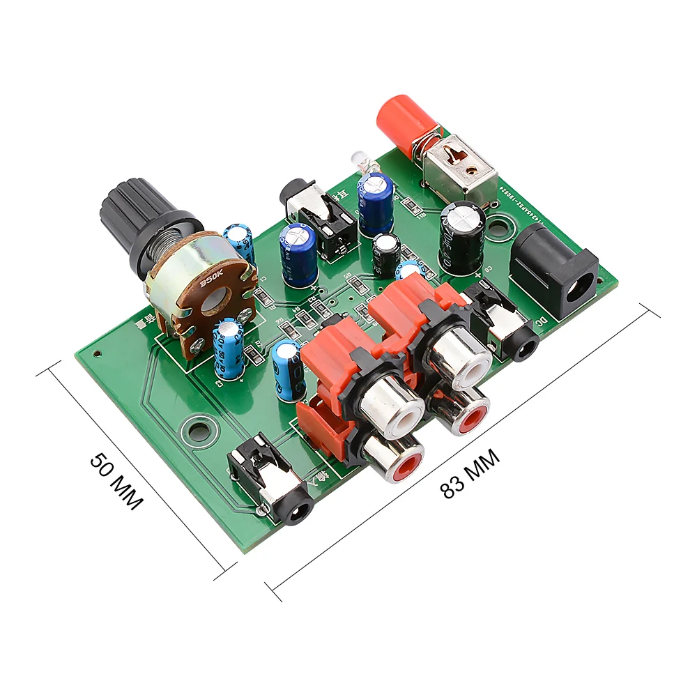 AIYIMA NE5532 Audio Signal Preamplifier Board Gain 20db Headphone Driver AMP 3 5mm jack RCA With Volume Adjustment DC12 24V