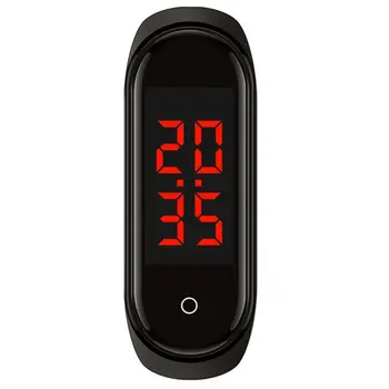 

Touch-Key Smart Watch Bracelet Display Body Temperature Measure Led Screen Smart Watch With Time Display