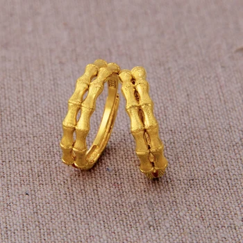 

2020 Plated Gold Luxury Designer Jewelry Fashion For Women Gold Ring Female Bohemian Geometric Striped Wedding Band Ring Gifts