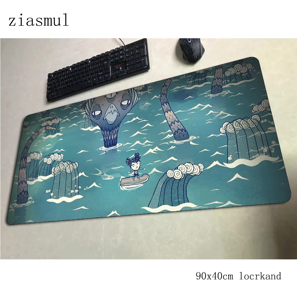 Коврик для мыши dont starve, геймер, большой, 90x40 см, коврик для мыши notbook, игровой коврик для мыши с HD принтом, коврик для мыши, ПК, Настольный коврик для мыши