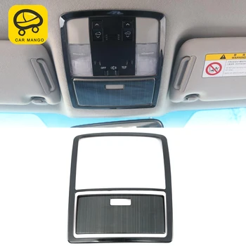 

CarManGo for Toyota Land Cruiser Prado 150 2018 2019 Car Reading Light Panel Cover Trim Frame Sticker Chrome Interior Accessory