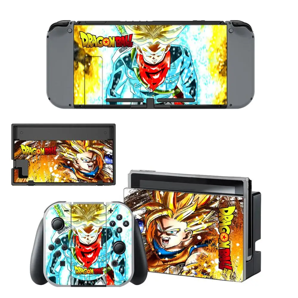Защитная Наклейка Драконий жемчуг для консоли Nintendo Switch NS и контроллера|Наклейки|