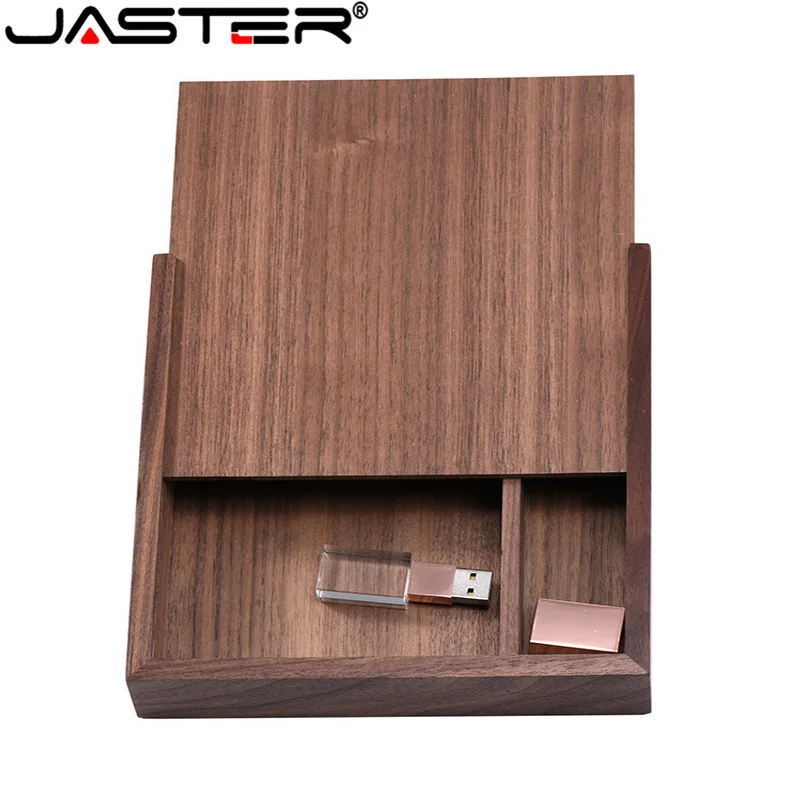 Индивидуальный Логотип грецкий орех фото уникальный Альбом Кристалл usb + коробка