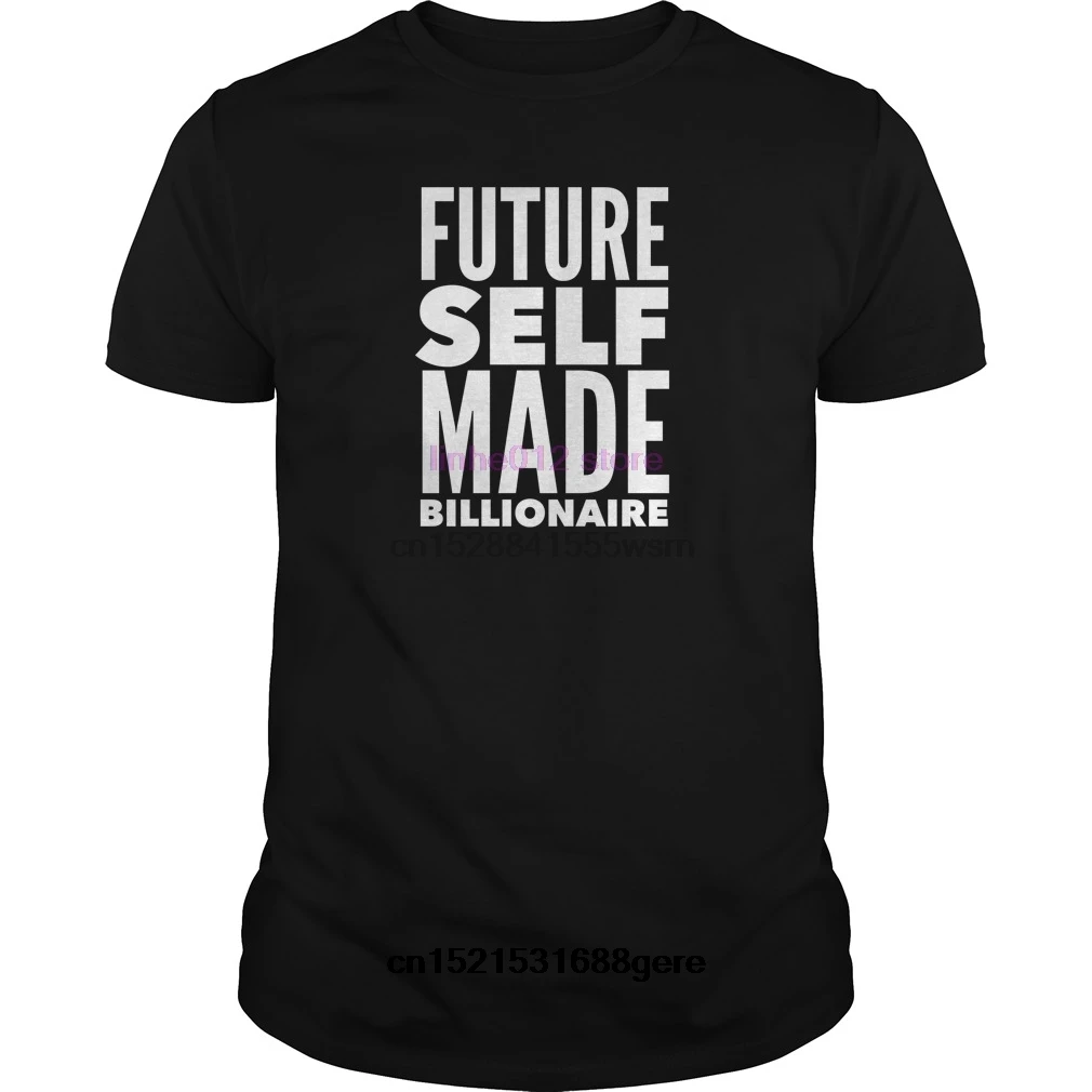 2019 забавная футболка Future self made billionaire Мужская | одежда