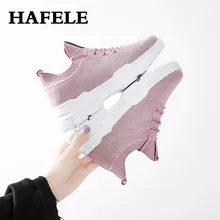 Новинка, Женская прогулочная обувь, модные уличные дышащие кроссовки, сетчатые, толстая подошва, Frenulu, повседневная, Спортивная, легкая