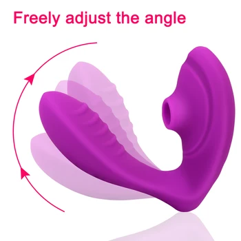 IKOKY Wearable Dildo Vibrator Sex Toys for Woman Clit Stimulator Sex Shop Vagina Massager Tongue Licking Vibrator 4