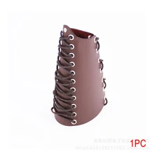 Hot Leather Bracer Cross String Arm Armor Warrior Punk Armband Medieval Cuff Basketball Football Sports Protection
