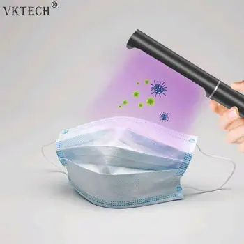 

Handheld LED UV Sterilizer Wand UVC + UVA Sanitizer USB Ultraviolet Disinfection Stick UV Germicidal Lamp for Home Travel