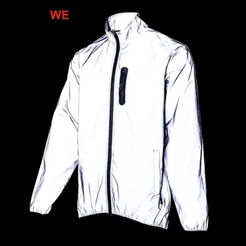 

WOSAWE Motorcycle Long Sleeved Full Reflective jacket men women windbreaker Waterproof Thermal Riding Motocross Jacket