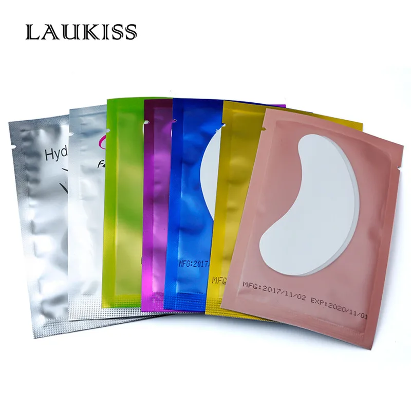 Laukiss 50/100/200 Pairs Eyelash Pad Gel Patch Grafting Eyelashes Lint free Under Eye Patches For Eyelash Extension Makeup Tools eyelash patches eyelash patch eyelash extension tape eyelash pads eyelash accessories eyelash extension supplies