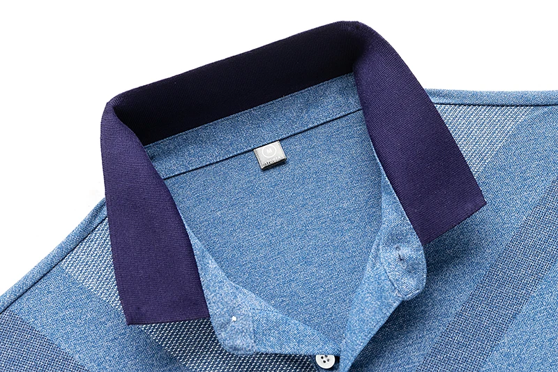 High Quality Tops&Tees Men's Polo shirts Business men brands Polo Shirts embroidery Turn-down collar mens polo shirt Geometric