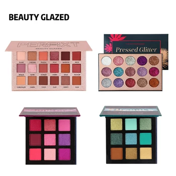 

BEAUTY GLAZED Eye Shadow Pallete Long-lasting Make Up Eyeshadow Shimmer Natural 15 Color Makeup palette