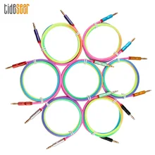 1m Colorful Aux Cable 3 5mm Jack Audio Cables Male to Male Stereo Auxiliary Cord For iPhone MP3 PC Car Headphone Speaker 300pcs