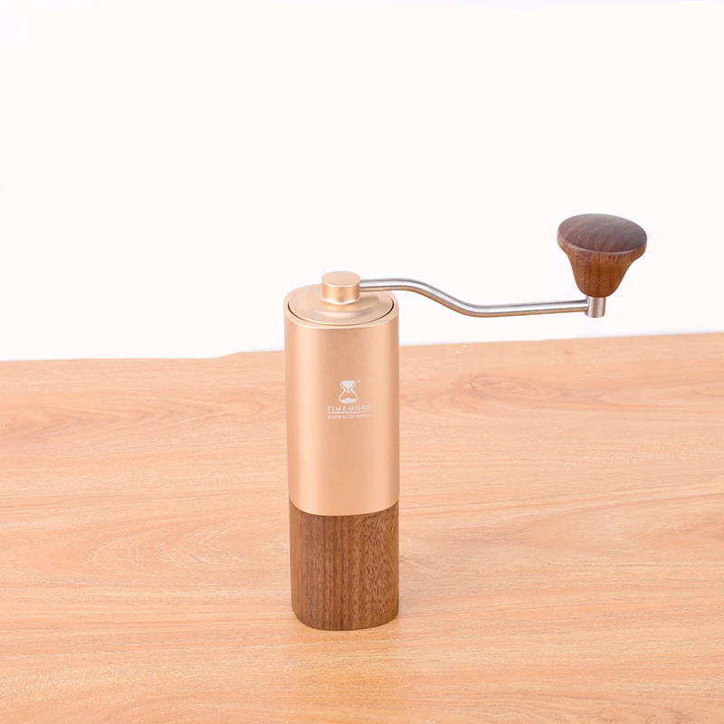 Günstige Timemore Kastanien G1 Griff kaffeemühle aerolite tragbare stahl schleifen core super manuelle kaffee mühle dulex lager