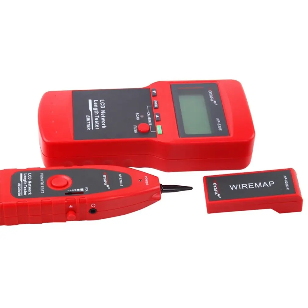 Noyafa NF-8208 Многоцелевой ЖК-дисплей сетевой Тестер телефонного кабеля трекер линия искатель провода тестер кабель локатор