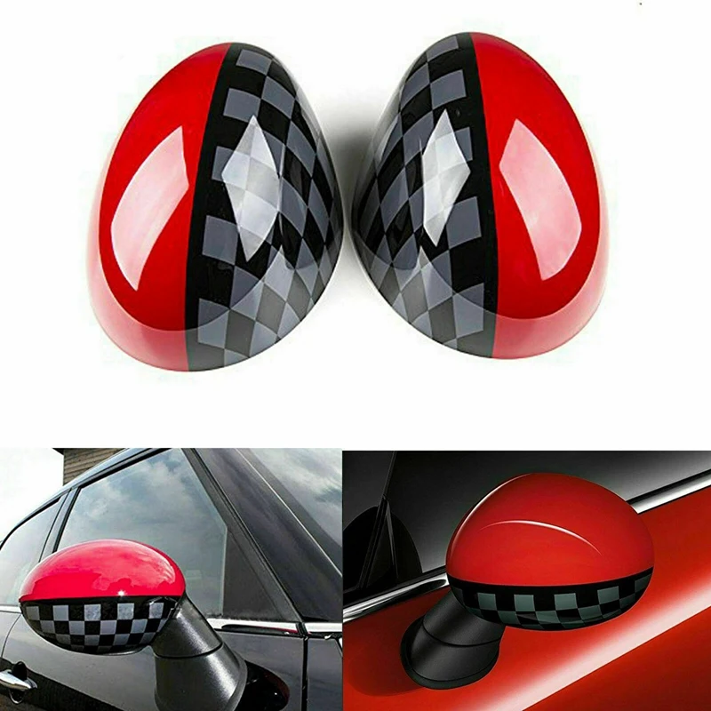 Боковое зеркало для автомобильной двери JCW Style крышки Mini Cooper R55 R56 R57 R58 R60 R61