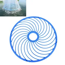48 см литая сеть рыболовная сеть кольцо веревка рыболовная сеть кольцо сетки ручной аксессуар алюминиевый инструмент ловля