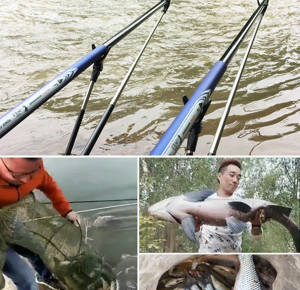 SIECHI 3,6 м-7,2 м телескопическая удочка из углеродного волокна Супер Жесткий Ультра светильник для ловли карпа ручная удочка