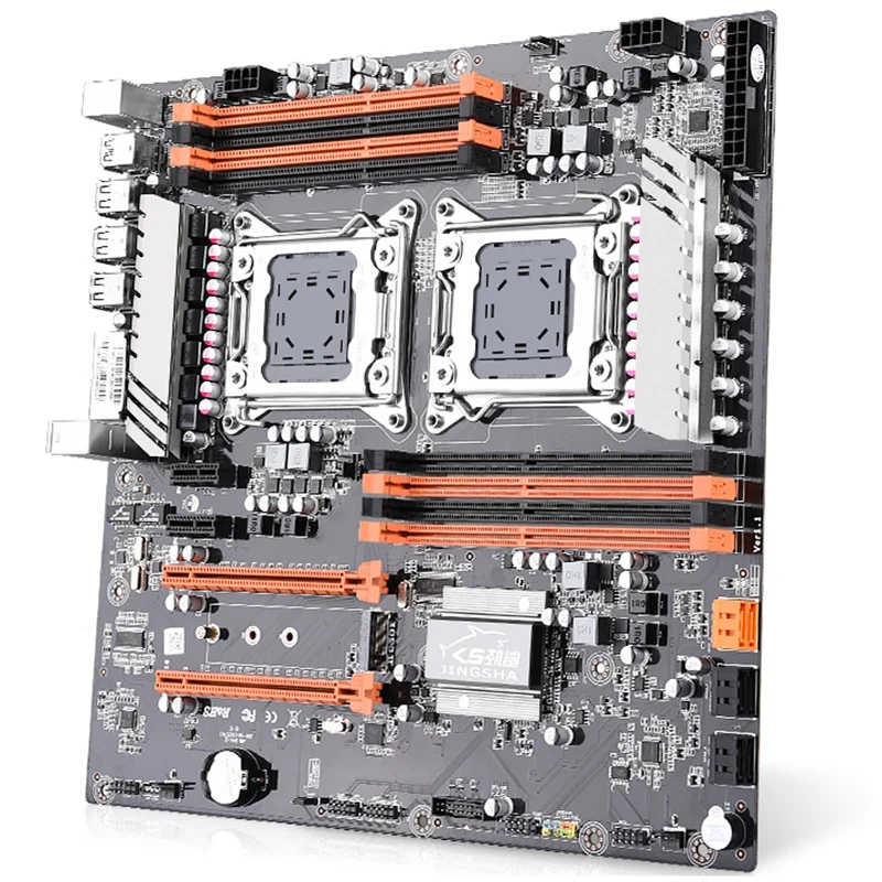 Материнская плата JINGSHA LGA 2011 X79 с двумя разъемами поддержка 2X PCIe X16 M.2 SLi & CrossFire ЦП