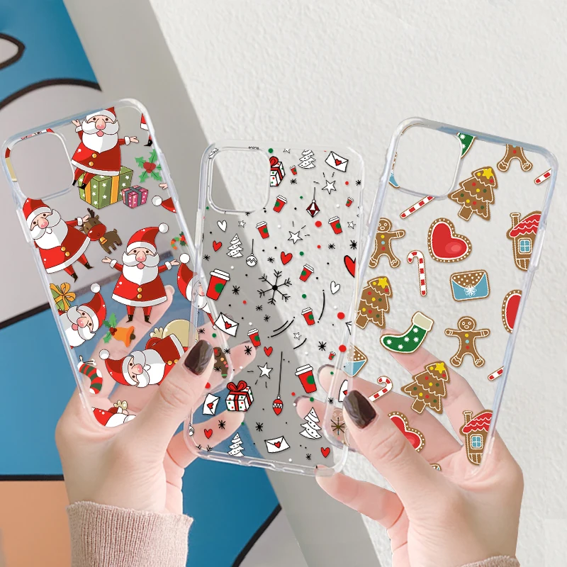 Рождественский чехол для Xiaomi Redmi Note 9s 8 5 7 9 pro 9C 9T 8T 10 K20 K30S противоударный мягкий Mi
