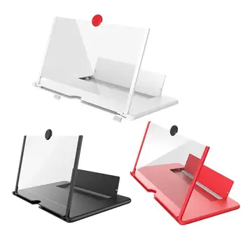 

Pull Typer Cell Phone Amplifier 3D Effect High Definition Large Screen with Desk Holder Magnifying Folding for Movie Game