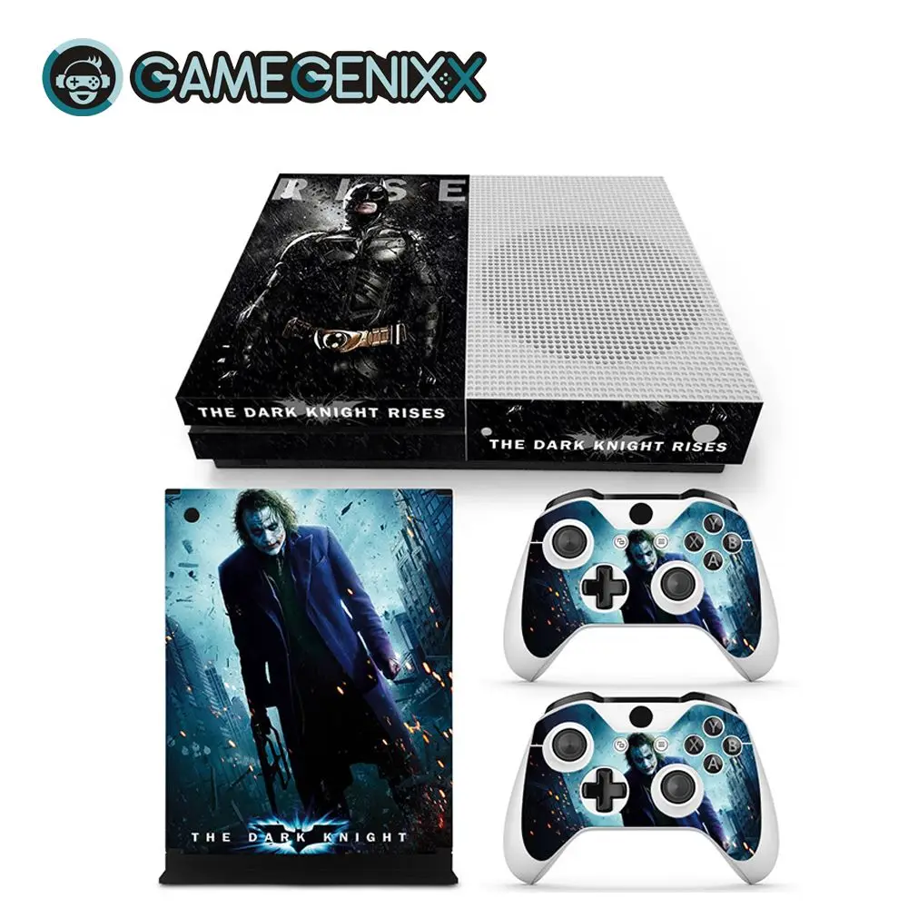 Защитная Наклейка GAMEGENIXX для Xbox One Slim Console и 2 контроллера-The Joker