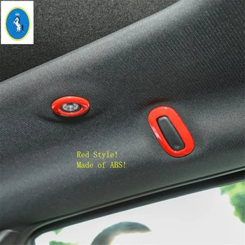 

Yimaautotrims Accessories Rear Seat Reading Lights Lamps Hook Cover Trim 4 Pcs Fit For Jeep Grand Cherokee 2016 - 2020