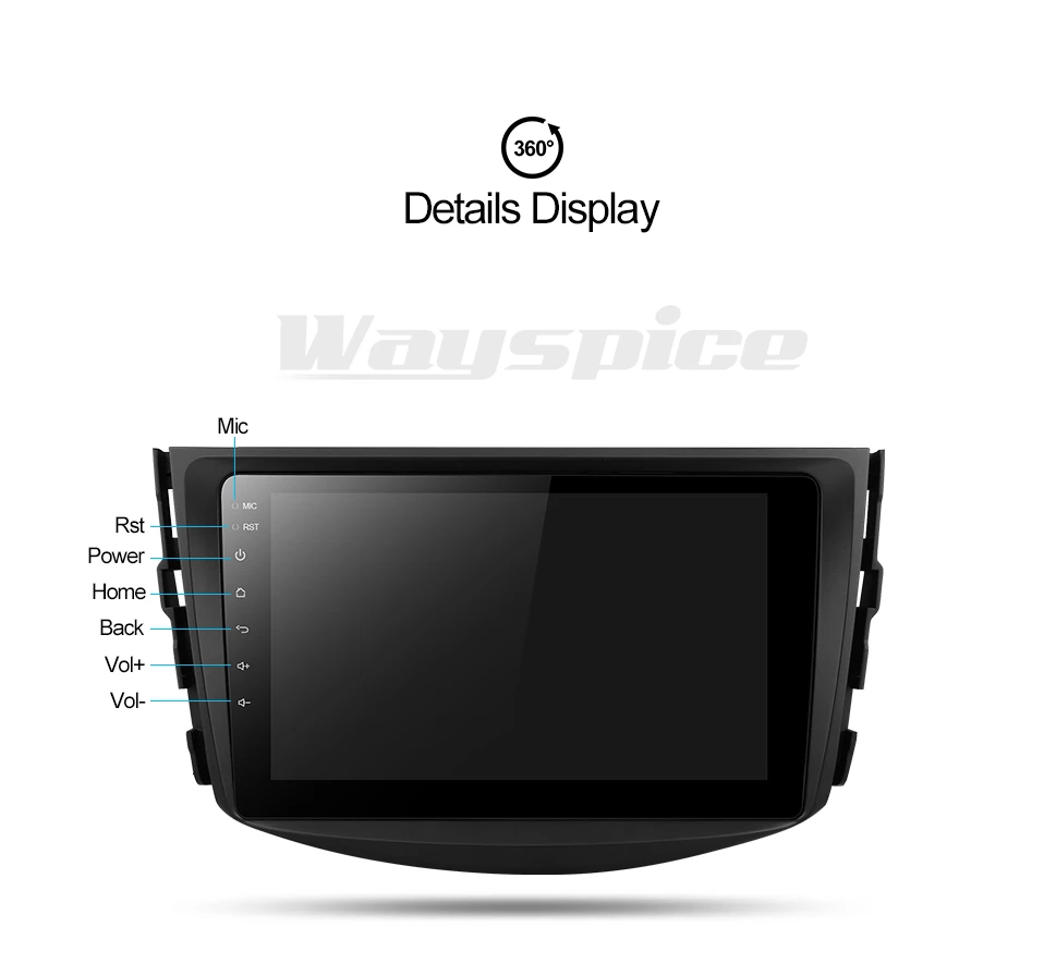 Gps навигации PX30 Android 9,0 Автомобильный DVD плеер для toyota rav4 2007 2008 2009 2010 2011