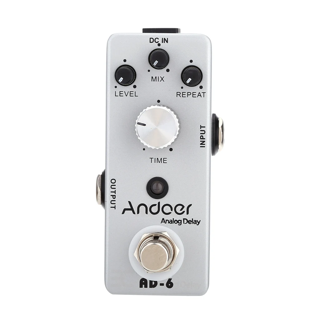 Andoer TC-31 AD-6 аналоговые гитарные педали с эффектом Delay True Bypass
