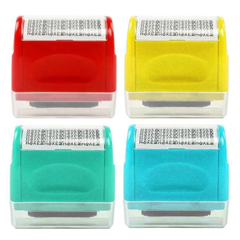 Защитный роликовый штамп для защиты личных данных от кражи широкая вращающаяся